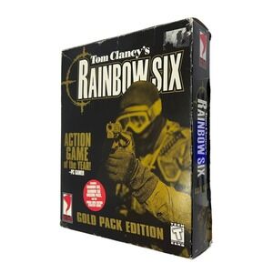 Tom Clancy's Rainbow Six Gold Pack Edition (1999) PC Big Box CD-ROM Game